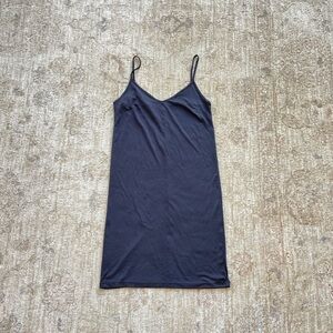 Super Soft Black Slip Dress